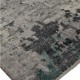 Contemporary Grey Wool Area Rug: Silk Road Fascinate 196626 (Hand-Knotted Area Rug)