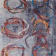 Contemporary Grey/Silver Wool Area Rug: Modern Masters Art Decco Fierce 13060: Smoke (Hand-Knotted Area Rug)