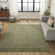 Transitional/Modern Green Wool Area Rug: Regal Florenza 186618: Green (Handmade Area Rug)