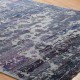 Traditional/Transitional Pink/Purple Wool Area Rug: Regal Gnomeo 187541: Indigo/Wisteria (Hand-Knotted Area Rug)