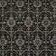 Transitional Charcoal/Black Wool Area Rug: Regal Grandeur 187376: Black (Handmade Area Rug)
