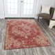 Transitional Red Wool Area Rug: Bainbridge Golden State 277416: Red/Grey (Power-Loomed Area Rug)