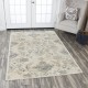 Transitional Beige Wool Area Rug: Bainbridge Golden State 272227: Beige/Grey (Luxe-Weave Construction Area Rug)