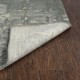Contemporary Grey Wool Area Rug: Bainbridge Golden State 274987: Grey/Grey (Power-Loomed Area Rug)