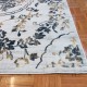 Transitional/Traditional White/Ivory Area Rug: Madison Geena 1378107: Ivory/Gold (Power-Loomed Area Rug)