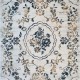 Transitional/Traditional White/Ivory Area Rug: Madison Geena 1378107: Ivory/Gold (Power-Loomed Area Rug)