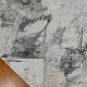 Modern/Transitional Grey/Silver Wool Area Rug: Mafi Signature Cocoon HBS-5384 (Hand-Knotted Area Rug)