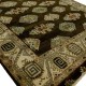 Traditional Brown Wool Area Rug: Regal Happy Rhythm 188090: Chocolate/Ivory (Hand-Knotted Area Rug)