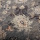 Transitional Black Wool Area Rug: Bainbridge Halora 28832: Black (Hand-Knotted Area Rug)