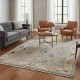 Transitional Brown Wool Area Rug: Bainbridge Halora 28932: Brown (Hand-Knotted Area Rug)