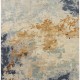Transitional/Modern Blue/Navy Wool Area Rug: Regal Issaquah Treasures 189152: Sky/Sand (Hand-Knotted Area Rug)