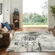 Transitional/Modern Grey/Silver Wool Area Rug: Regal Issaquah Treasures 189852: Granite/Grey (Hand-Knotted Area Rug)