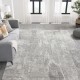 Modern Grey/Silver Area Rug: Regal Jnana 1810403: Pearl Grey/Zinc (Hand-Knotted Area Rug)
