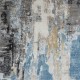 Modern Grey/Silver Area Rug: Regal Jnana 1810503: Greys/Azure (Hand-Knotted Area Rug)