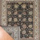 Traditional Charcoal/Black Wool Area Rug: Mafi Signature Khanna KH-1020 (Hand-Knotted Area Rug)