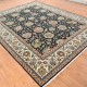 Traditional Charcoal/Black Wool Area Rug: Mafi Signature Khanna KH-1020 (Hand-Knotted Area Rug)