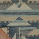 Bohemian Blue/Navy Wool Area Rug: Mafi Signature Bohemian KILIM-2 (Flat-Woven Area Rug)
