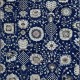 Traditional Blue/Navy Wool Area Rug: Mafi Signature Khyber KYB-115 (Hand-Knotted Area Rug)