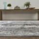 Traditional/Transitional Grey/Silver Area Rug: Regal Klondike 1811833: Grey Abstract (Power-Loomed Area Rug)
