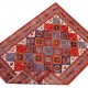 Bohemian/Traditional Ivory/White Wool Area Rug: Karachi Lahore 21294: Ivory/Ivory (Hand-Knotted Area Rug)
