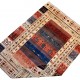 Bohemian/Traditional Multi Wool Area Rug: Karachi Lahore 21297: Multi (Hand-Knotted Area Rug)