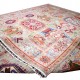 Bohemian/Traditional Multi Wool Area Rug: Karachi Lahore 4892: Multi (Hand-Knotted Area Rug)
