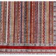 Bohemian/Traditional Red/Burgundy Wool Area Rug: Karachi Lahore 5696: Red/Multi (Hand-Knotted Area Rug)