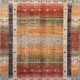 Bohemian/Traditional Multi Wool Area Rug: Karachi Lahore 5978: Multi (Hand-Knotted Area Rug)