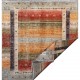 Bohemian/Traditional Multi Wool Area Rug: Karachi Lahore 5978: Multi (Hand-Knotted Area Rug)