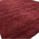 Modern/Transitional Burgundy Wool Area Rug: Silk Road Laila 19129203 (Handmade Area Rug)