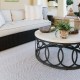 Modern/Transitional/Indoor-Outdoor Grey/Silver Area Rug: Design Organics Leeds 41249: Grey (Power-Loomed Area Rug)
