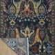 Traditional Blue/Navy Wool Area Rug: Mafi Signature Mashad MASHAD-21 (Hand-Knotted Area Rug)