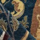 Traditional Blue/Navy Wool Area Rug: Mafi Signature Mashad MASHAD-21 (Hand-Knotted Area Rug)