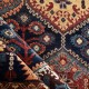 Traditional Blue/Navy Wool Area Rug: Mafi Signature Mashad MASHAD-37 (Hand-Knotted Area Rug)