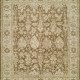 Traditional Brown Wool Area Rug: Regal Mosaic Garden 1813771: Vintage Brown/Beige (Hand-Knotted Area Rug)