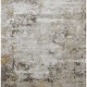 Transitional/Bohemian Grey/Silver Wool Area Rug: Regal Moses Lake 1813471: Grey/Brown (Hand-Knotted Area Rug)