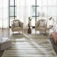 Bohemian/Modern Beige/Tan Area Rug: Regal Maison Quartz 1813969: Taupe/Earth Tones (Power-Loomed Area Rug)