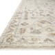 Traditional/Bohemian White/Ivory Wool Area Rug: Allure McKinley 11320 (Hand-Knotted Area Rug)