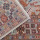 Bohemian/Traditional Grey/Silver Wool Area Rug: Karachi Mughal 10469: Silver (Hand-Knotted Area Rug)