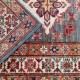 Bohemian/Traditional Grey/Silver Wool Area Rug: Karachi Mughal 10512: Silver (Hand-Knotted Area Rug)