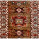 Bohemian/Traditional Multi Wool Area Rug: Karachi Mughal 10515: Multi (Hand-Knotted Area Rug)