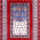 Bohemian/Traditional Ivory/White Wool Area Rug: Karachi Mughal 6989: Ivory/Red (Hand-Knotted Area Rug)