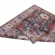 Bohemian/Traditional Grey/Silver Wool Area Rug: Karachi Mughal 7526: Grey/Ivory (Hand-Knotted Area Rug)