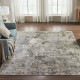 Transitional/Modern Grey/Silver Wool Area Rug: Regal New Love 1814593: Grey/Brown (Hand-Knotted Area Rug)
