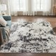 Transitional/Modern Beige/Tan Wool Area Rug: Regal New Love 1814793: Beige/Charcoal (Hand-Knotted Area Rug)