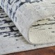Transitional/Modern Ivory/White Wool Area Rug: Regal New Love 1814993: Ivory/Charcoal (Hand-Knotted Area Rug)