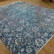 Transitional/Traditional Blue/Navy Wool Area Rug: Mafi Signature Gelato NM-7260 (Hand-Knotted Area Rug)