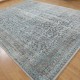 Traditional/Transitional Grey/Silver Wool Area Rug: Mafi Signature Gelato NM-7440 (Hand-Knotted Area Rug)