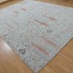 Traditional/Transitional Grey/Silver Wool Area Rug: Mafi Signature Gelato NM-7889 (Hand-Knotted Area Rug)