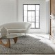 Transitional/Modern Grey/Silver Wool Area Rug: Regal New Star 1819355: Grey/Beige (Handmade Area Rug)